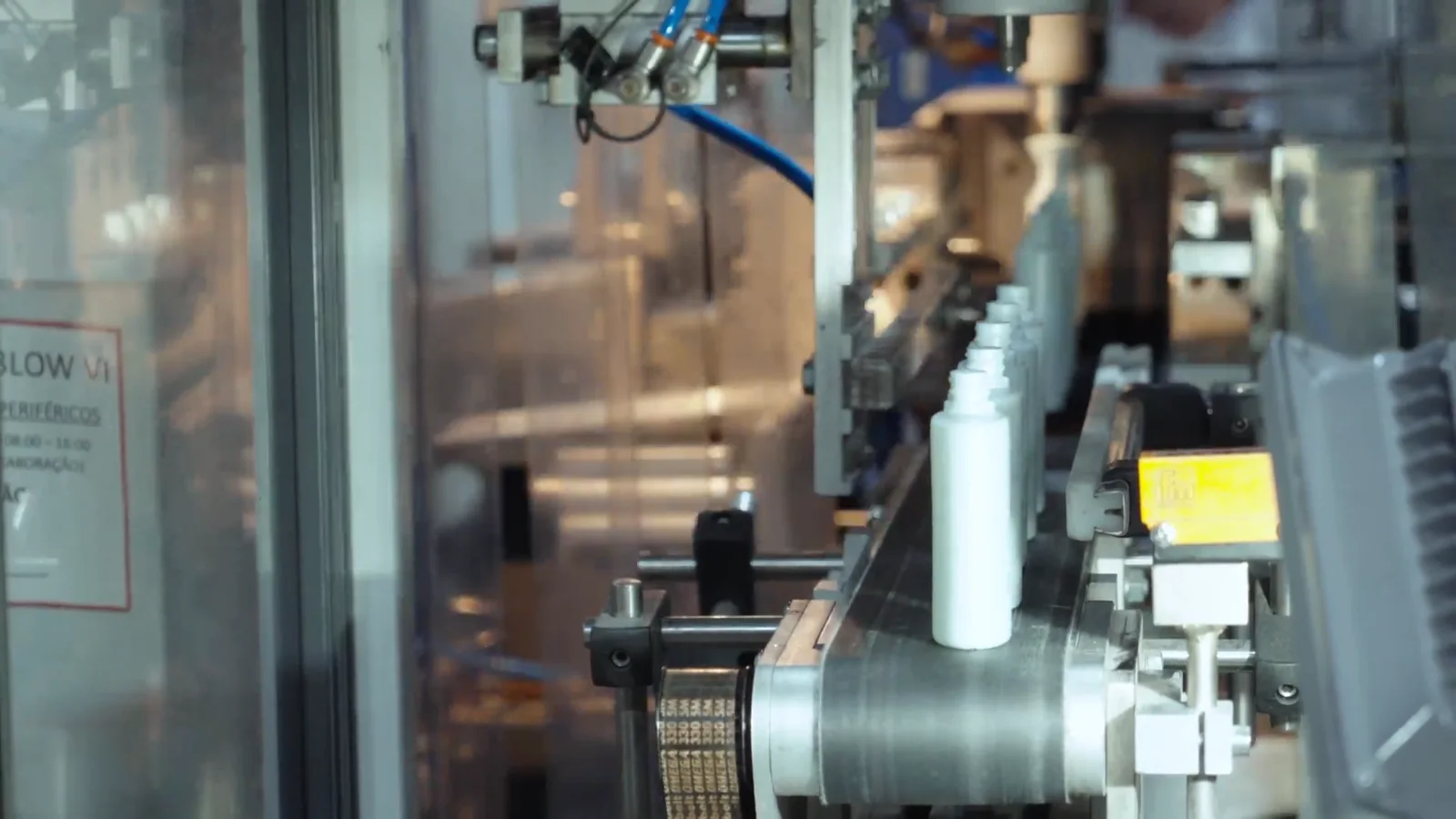 Blow-moulding line