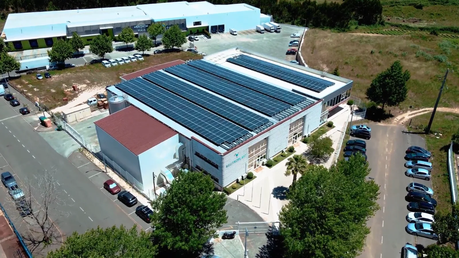 Neutroplast plant from above