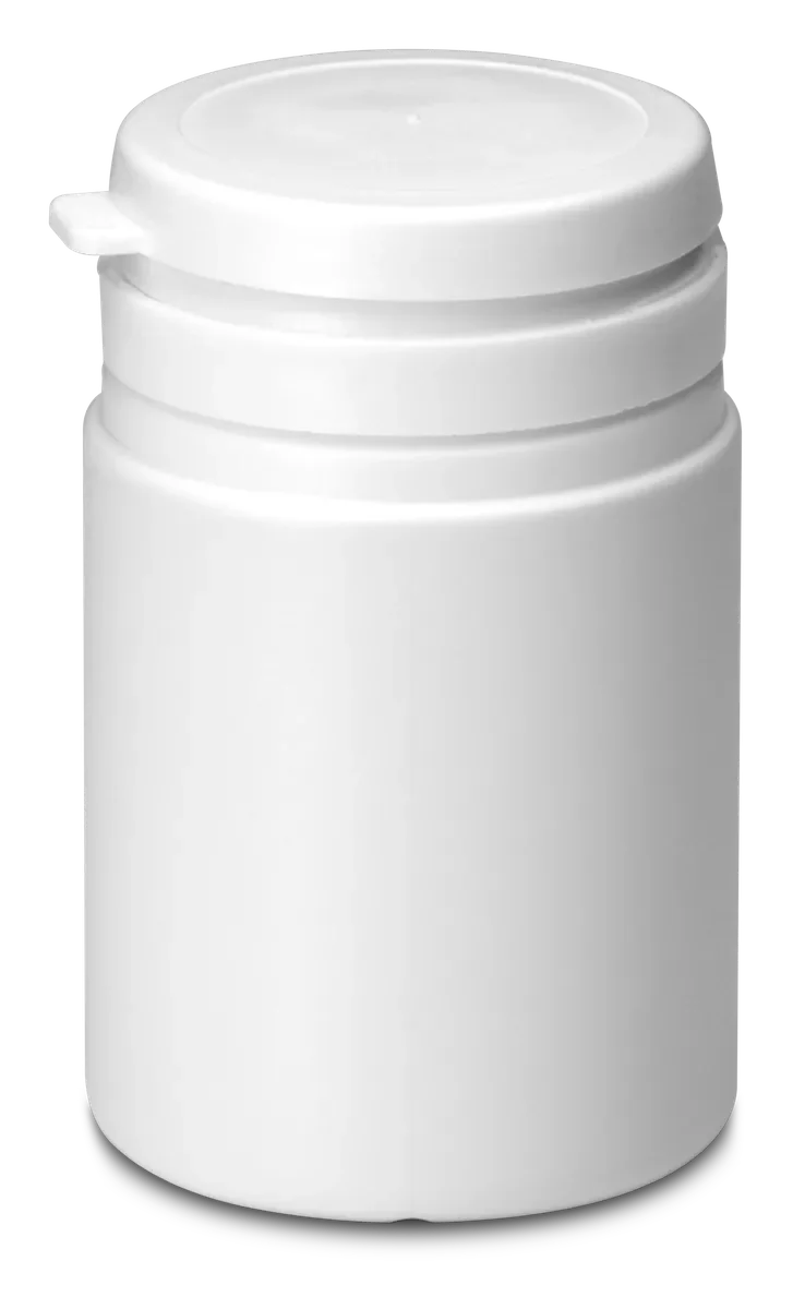 Pill Snap Top 85 ml — Pill Snap Top HDPE, PCR 10%-30%